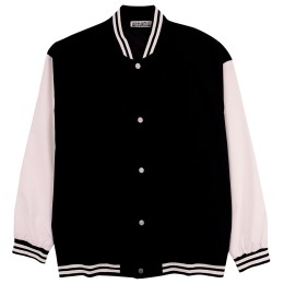 Large supply of contrast color baseball jackets Customized contrast color flat machine collar snap button baseball jackets Baseball jacket supplier SKBJ011 Large supply of contrast color baseball jackets Customized contrast color flat machine collar snap button baseball jackets Baseball jacket supplier SKBJ011